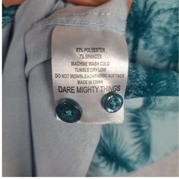 NWOT RSVLTS Men's 2XL Litho Palms Kunuflex All Over Print Short Sleeve - Picture 10 of 10